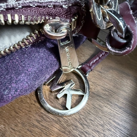 Michael Kors Purple and Silver Accent Bag - Picture 6 of 8